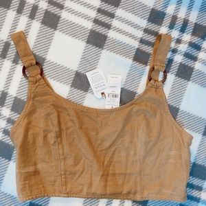 American Eagle Mustard Tank Top